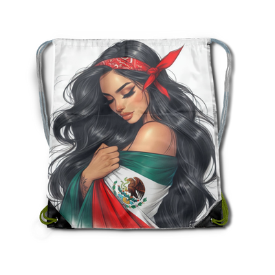 "Cultura y Corazon" Drawstring Backpack