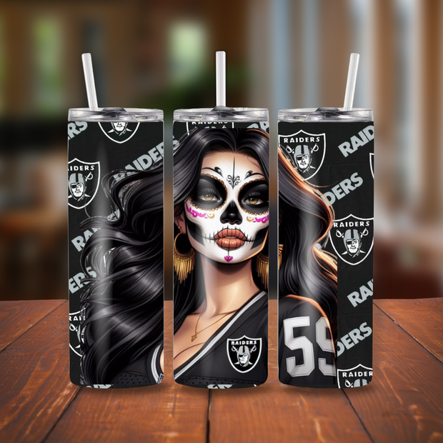 Raiders Catrina Tumbler