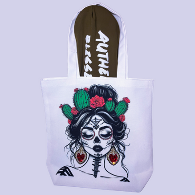 Cactus Catrina Tote